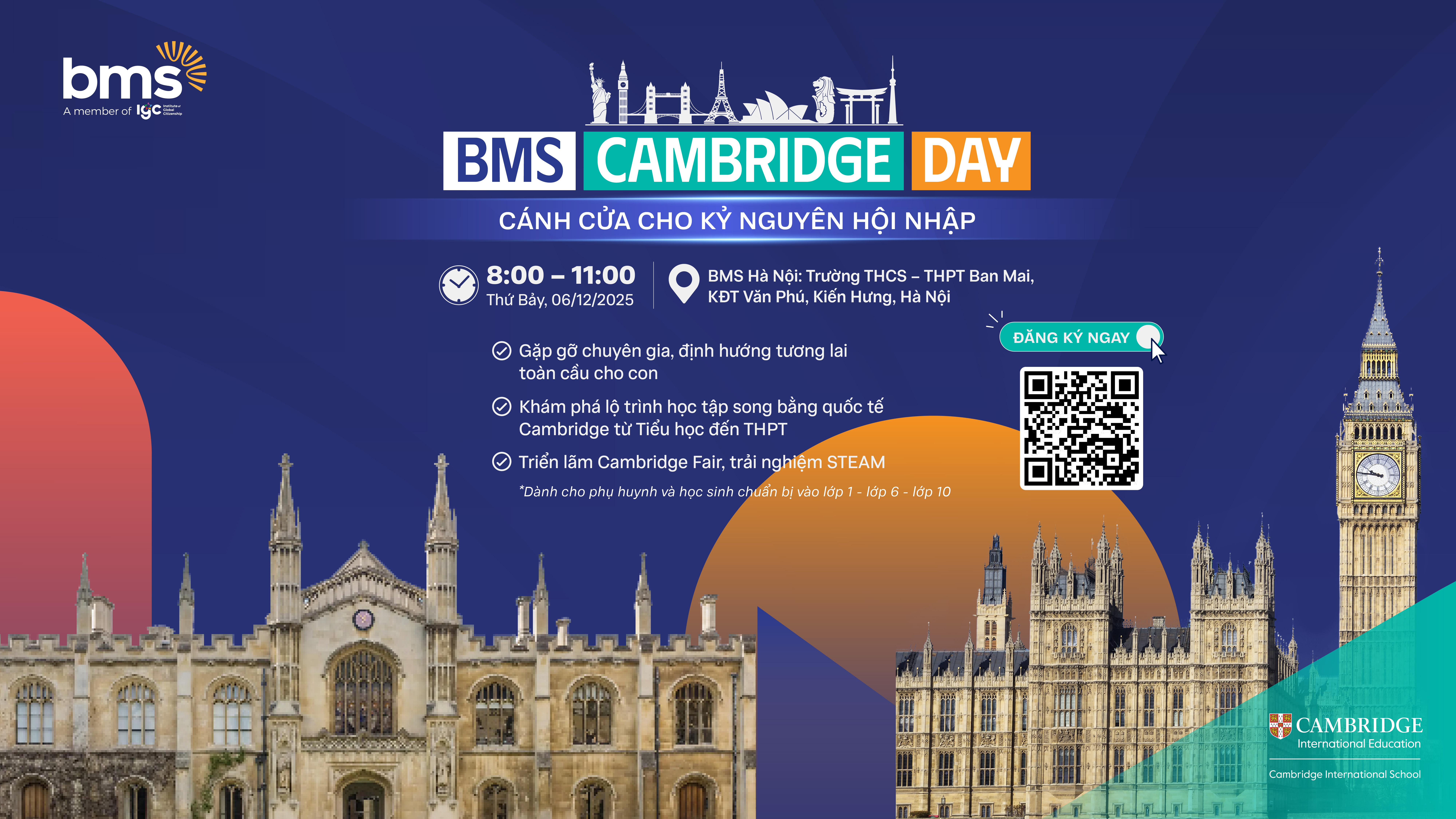 BMS Cambridge Day - Ngày hội học tập định hướng song bằng quốc tế Cambridge